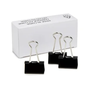 Medium Binder clips packet -12 each